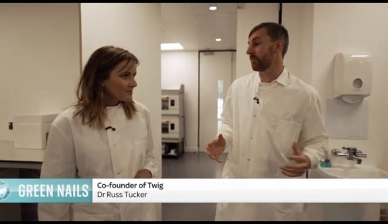 We were on the telly!  Sky News visits twig HQ